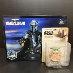Happyくじ A賞 マンダロリアン＆グローグー スタチューフィギュア