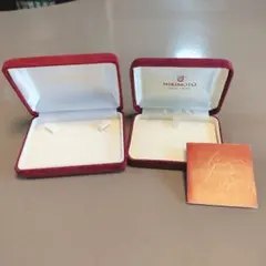 262 MIKIMOTO ジュエリーケース アクセサリーボックス 空箱 - メルカリ