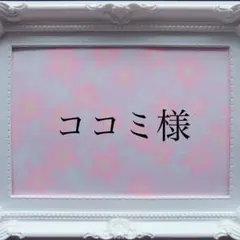 ココミ様専用ページ