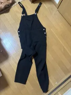 オーバーオール　黒