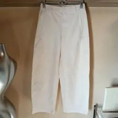 UNIQLO　ホワイト ワイドパンツ ポケット付き