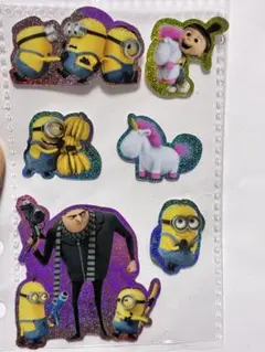 ミニオン グリッターシール