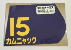 カムニャック　ミニゼッケン　オークス　2025 競馬　JRA ウマ娘