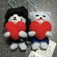 BIGBANG ハート　キーホルダー　ぬいぐるみ　KURUNK ベア　クマ BIGBANG ハート キーホルダー ぬいぐるみ KURUNK ベア クマ