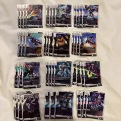 ガンダムカードゲーム　白　C U 12種類 4枚セット　まとめ売り