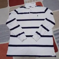Polo by Ralph Lauren ラガーシャツ ボーダー M