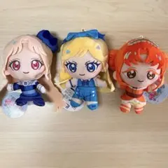 ひみつのアイプリ ぬいぐるみマスコット 星川みつき　四之宮リンリン　二階堂タマキ