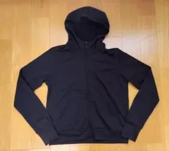 無印良品 ＵＶカット乾きやすいフルジップパーカ Sサイズ 黒のサムネイル