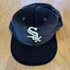 【廃盤】　ニューエラ ホワイトソックス 59FIFTY 7 3/4 ベロアのサムネイル