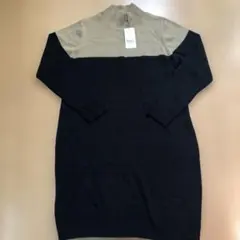 E hyphen world gallery ニットワンピース ブラック フリー