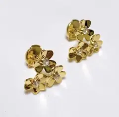 【EMI様専用】花モチーフ ゴールド ピアス