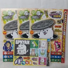 にゃんこ大戦争 イラストコンテスト受賞 ステッカー 4枚