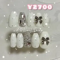 ネイルチップ オーダー マグネット フレンチガーリー ワンホン 韓国 量産型