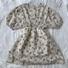 美品　Noeul 花柄ワンピース　monbebe 韓国子供服