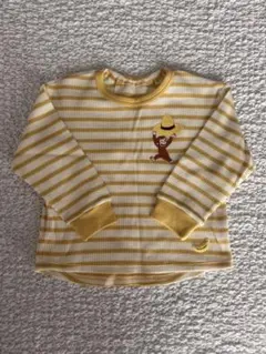 GU おさるのジョージ　ワッフルロンT 90cm