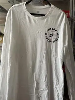 ジ*イ様 NIKE ホワイト ロングスリーブ Tシャツ XXL
