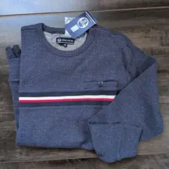 タグ付き　新品　ネイビー ストライプデザイン セーター Mサイズ