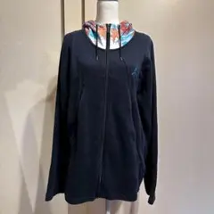 JORDAN　パーカー　黒×柄パーカー部分あり　サイズL　HR0838