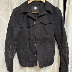 ブラック デニムジャケット