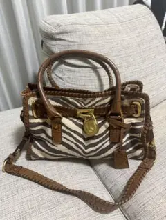 MICHEAL KORS トートバッグ 平成GAL y2k アニマル柄 肩掛け - メルカリ