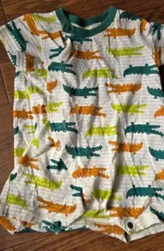 ワニ柄ロンパース 60-70cm