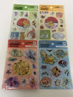韓国限定❣️ポケモンシール4点セット