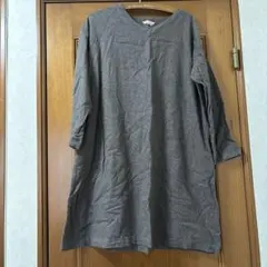 SM2ブラウン Vネック チュニック