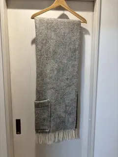 【値下げしました】　LAPUAN KANKURIT ウールストール グレー系