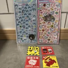 ボンボンドロップシールミニ　しずくちゃん等2枚セット（おまけ付き♡）