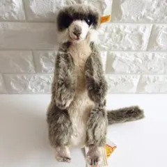 신품 미사용 シュタイフ ミーアキャット ママ親33cm 大ぬいぐるみ完売正規品