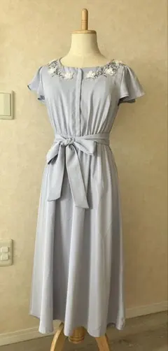 tocco closet 3Dフラワー刺繍フィッシュテールワンピース トッコ