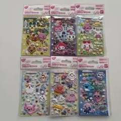 【新品正規品】たまごっち たまもりしーるリフィル　ぷっくりシール6枚セット