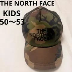 THE NORTH FACE キッズ迷彩キャップKL(50〜53cm)