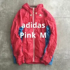 ✴︎✴︎adidas CLIMAPROOF ピンク×水色コンビカラー　パーカー…