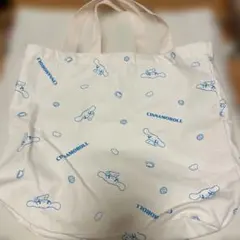 美品　シナモロール トートバッグ　ホワイト