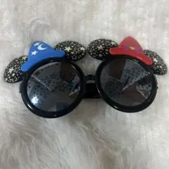 ディズニー　ミッキー型 星柄サングラス