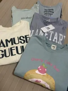 キッズ 長袖カットソー トレーナー5枚まとめ売り