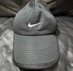 90s 00s NIKE メッシュキャップ 刺繍 黒 Y2K ランニング