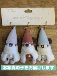 新品タグ付き　リルリンリン　ぬいぐるみチャーム　ディズニークリスマス2025