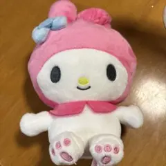 マイメロディ ぬいぐるみ リール付きパスケース