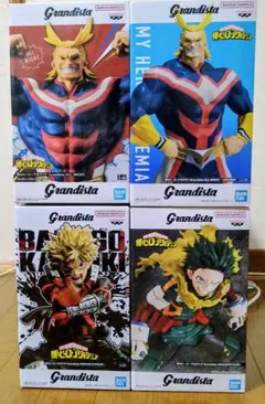僕のヒーローアカデミア Grandista フィギュアまとめ売り 4種セット