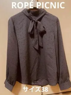 ROPÉ PICNIC リボン付き長袖シャツ 38