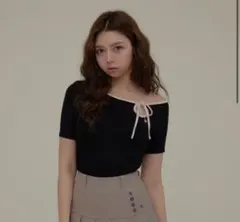 即日 andmary Annie tulle offshoulder tops - メルカリ
