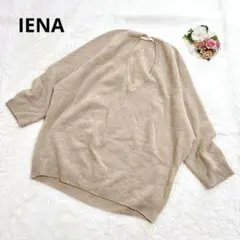 イエナ ウール100%ニット ドルマン セーター 体型カバー Vネック ゆったり