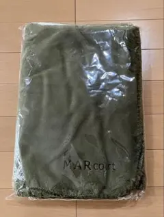 新品未開封 MAR court オリーブグリーン ブランケット収納袋付き