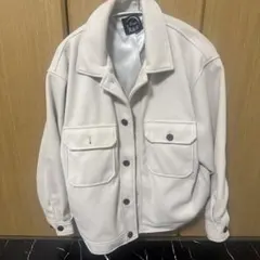 Loose ホワイト ブルゾン ジャケット