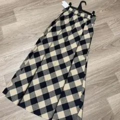 アンディコール　チェックロングスカートのサムネイル