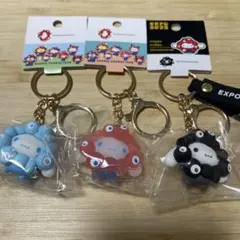 大阪関西万博2025サンリオシナモロールミャクミャクキーホルダー三点セット