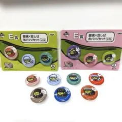 銀魂 豆しば 缶バッジ 銀時 神楽 新八 万事屋 真選組 月詠 お妙 一番くじ