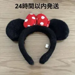 ミニーマウス カチューシャ 赤い水玉 ディズニー Disneyland